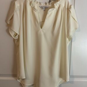 41 Hawthorn Tiffiny Tulip Sleeve Blouse Top from Stitch Fix. Size L Petite
